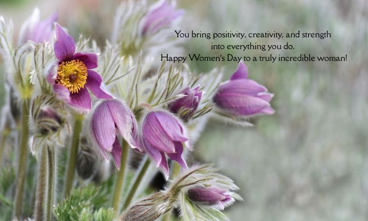 You bring positivity, creativity, and strength into everything you do. Happy Women’s Day to a truly incredible woman!